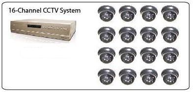 Singapore CCTV Cameras System with 16-Channel DVR Package